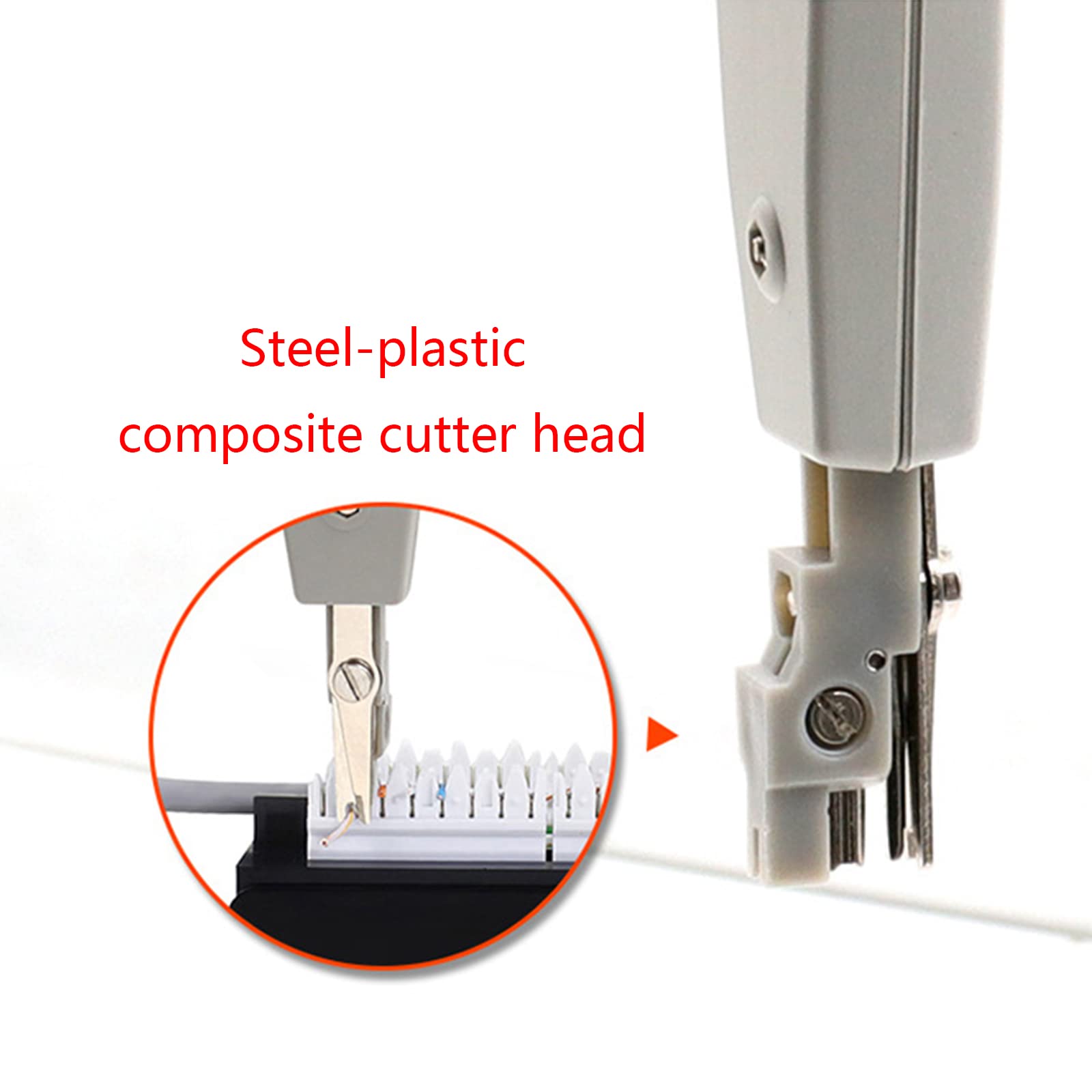 110 Punch Down Tool with Blade - Insert & Cut Terminations in One - 175x34.4mm Network Cable Tool - Perfect for Ethernet Wiring & Telecom Installations