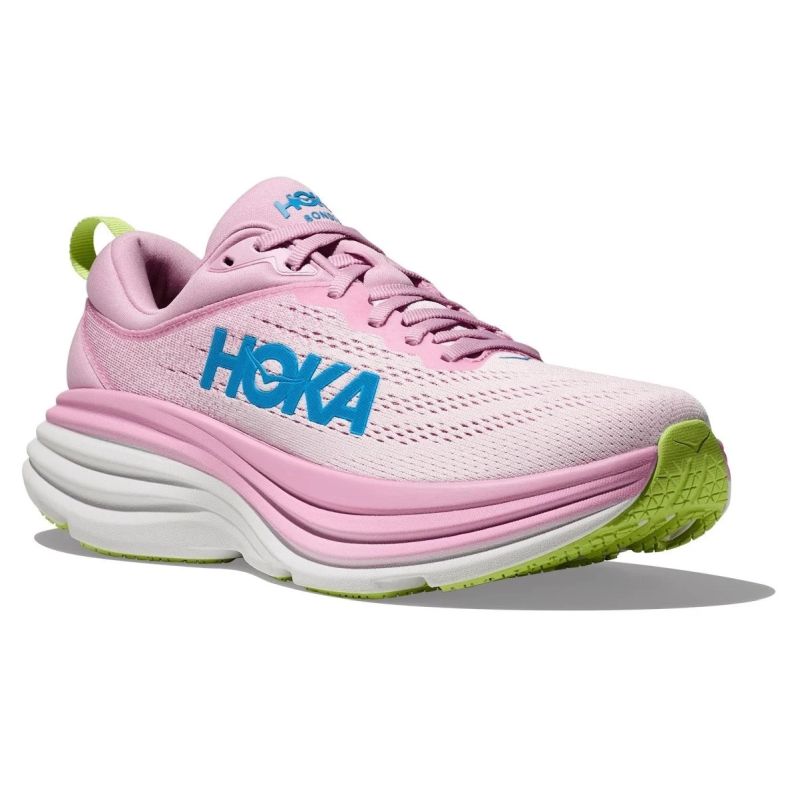 HOKA Bondi 8 B Women's Running Shoes - Lightweight Cushioned Sneakers for Jogging, Walking & Gym Workouts - Perfect for Road Running, Marathon Training & Everyday Comfort