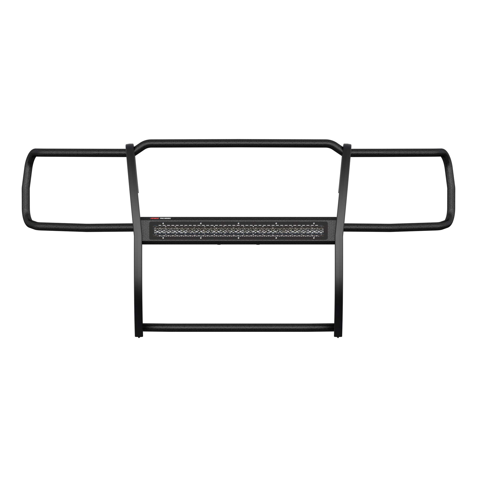 ARIES 2170024 Pro Series Black Steel Grille Guard with LED Light Bar for Chevrolet Silverado 1500 (2014-2023) | Heavy Duty Front Bumper Protection | Off-Road & Truck Accessories