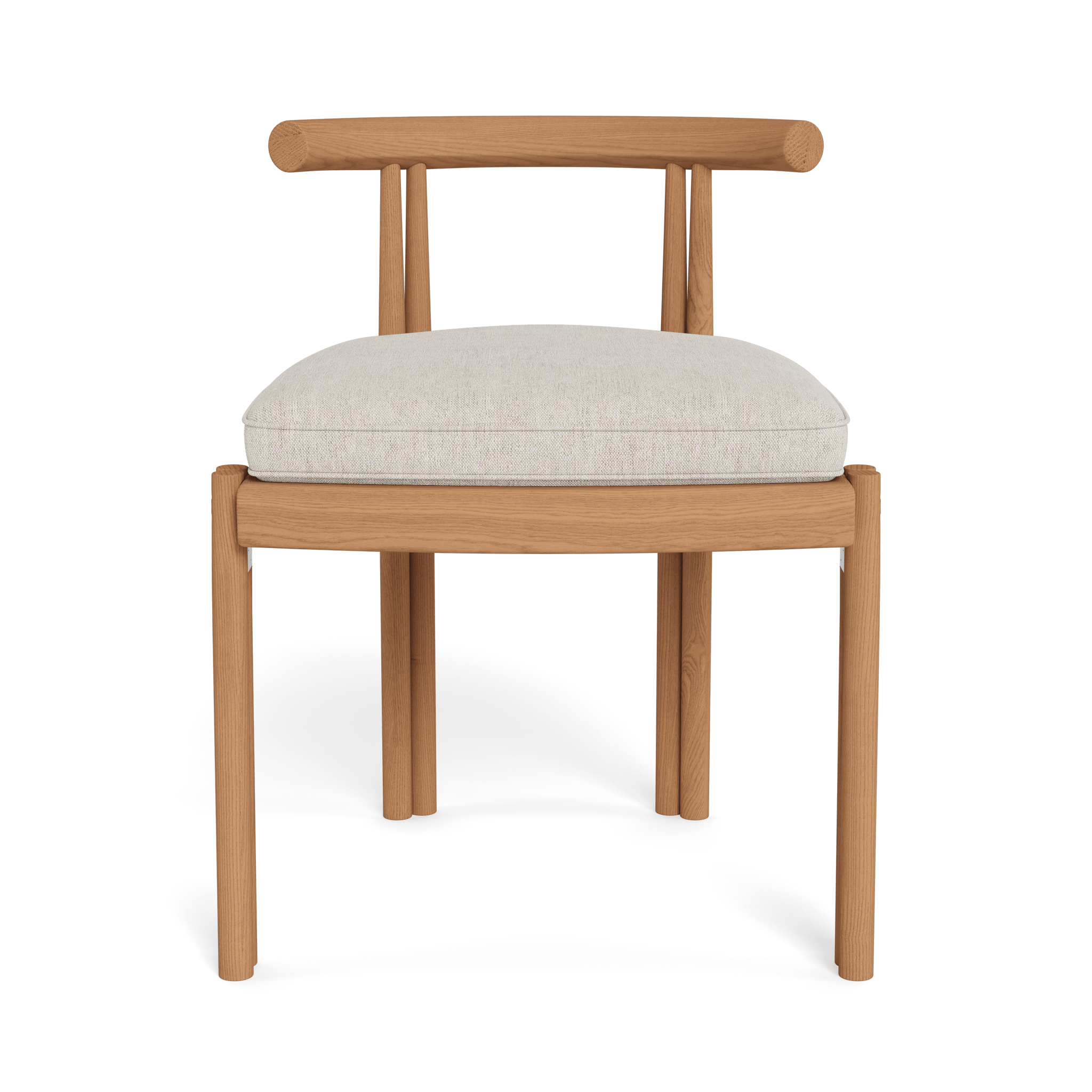 Premium Cove Teak Armless Dining Chair - Solid Teak Wood, Water-Resistant, Indoor/Outdoor Use - Perfect for Patio, Deck, Dining Room & Kitchen