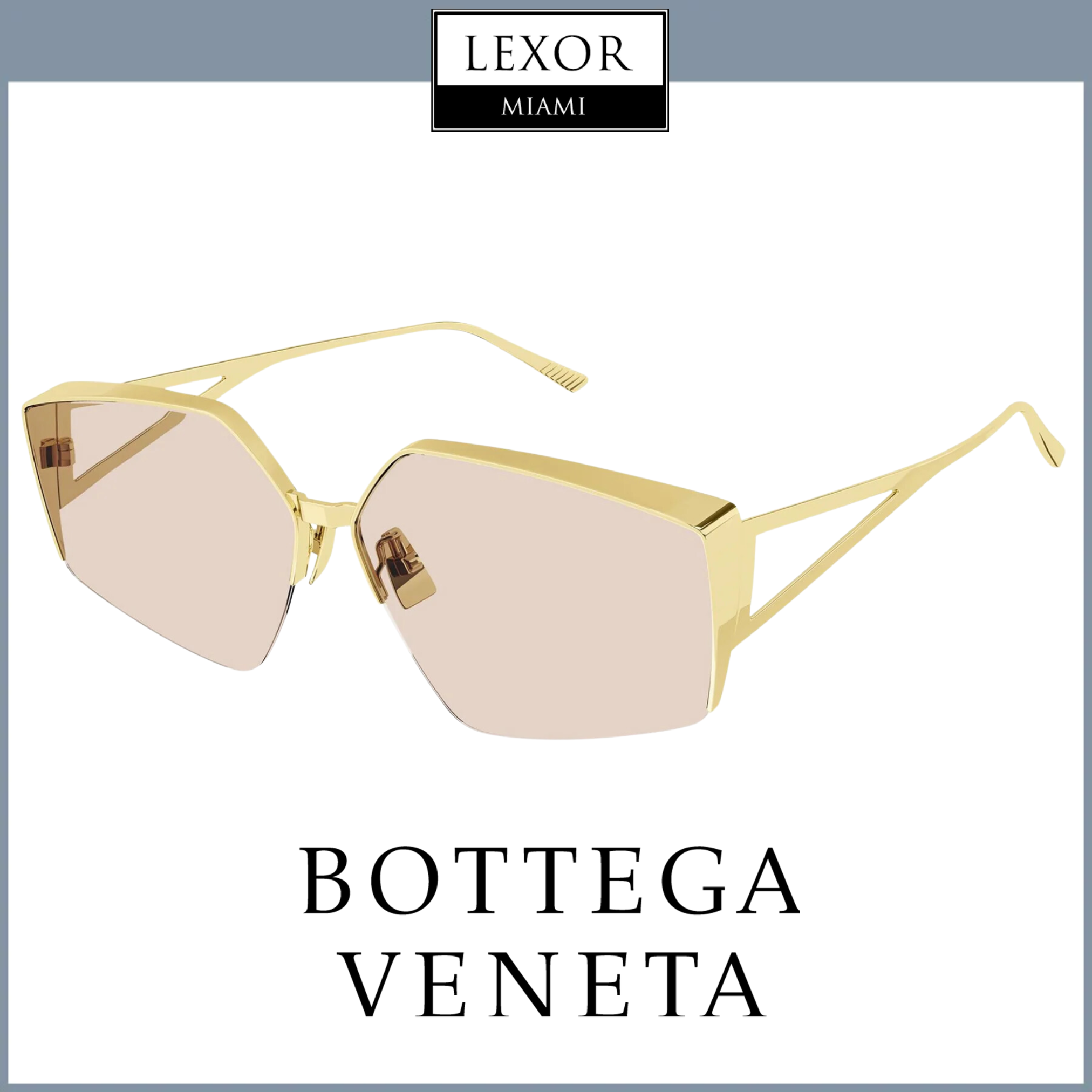 Bottega Veneta BV1113S 002 64 Women's Sunglasses - Luxury Designer Shades for Women, UV Protection, Fashionable & Comfortable - Perfect for Beach, Driving & Outdoor Activities