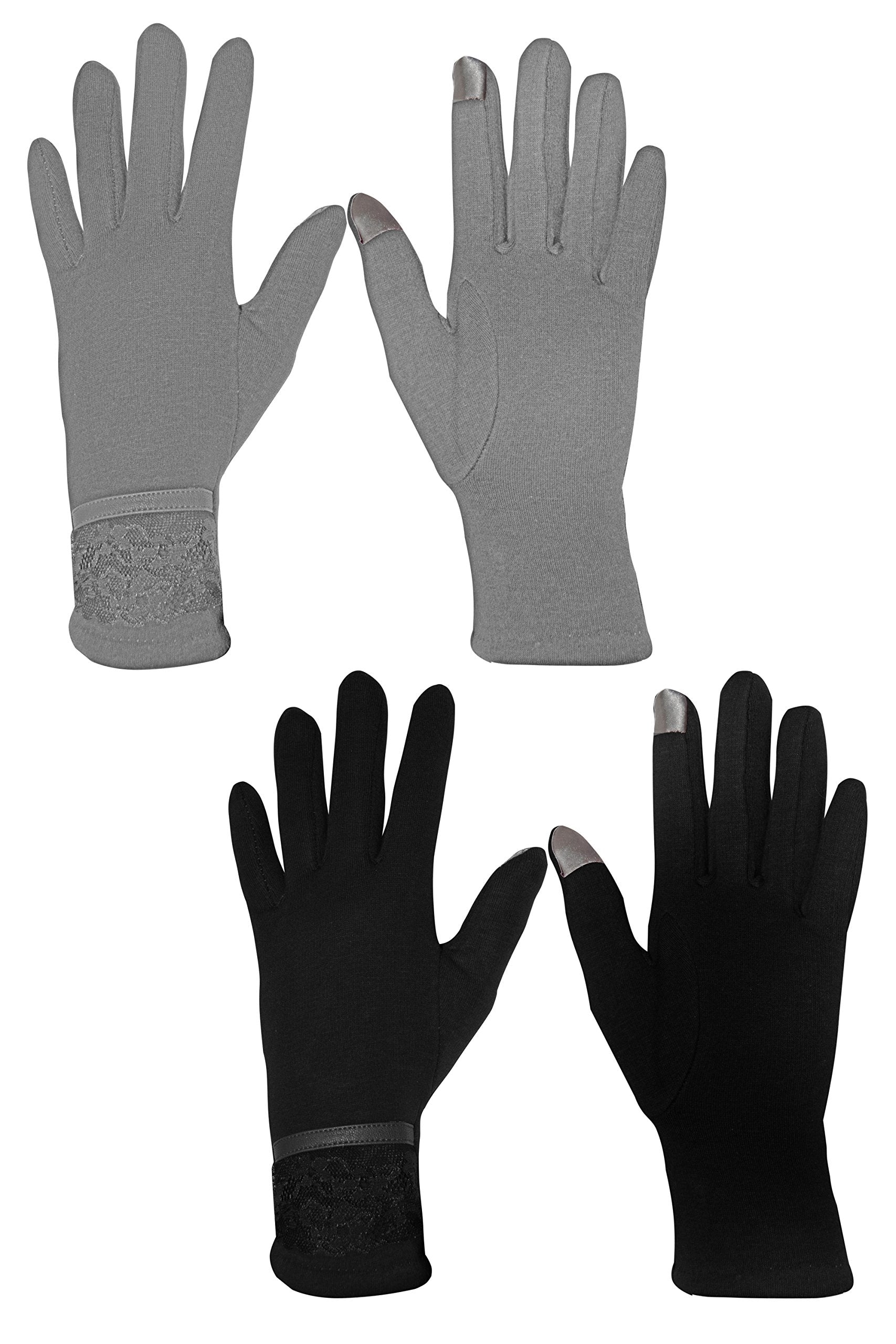 Women's Touch Screen Fleece Lined Winter Gloves - Warm Thermal Texting Gloves for Cold Weather - Perfect for Skiing, Snowboarding & Outdoor Activities