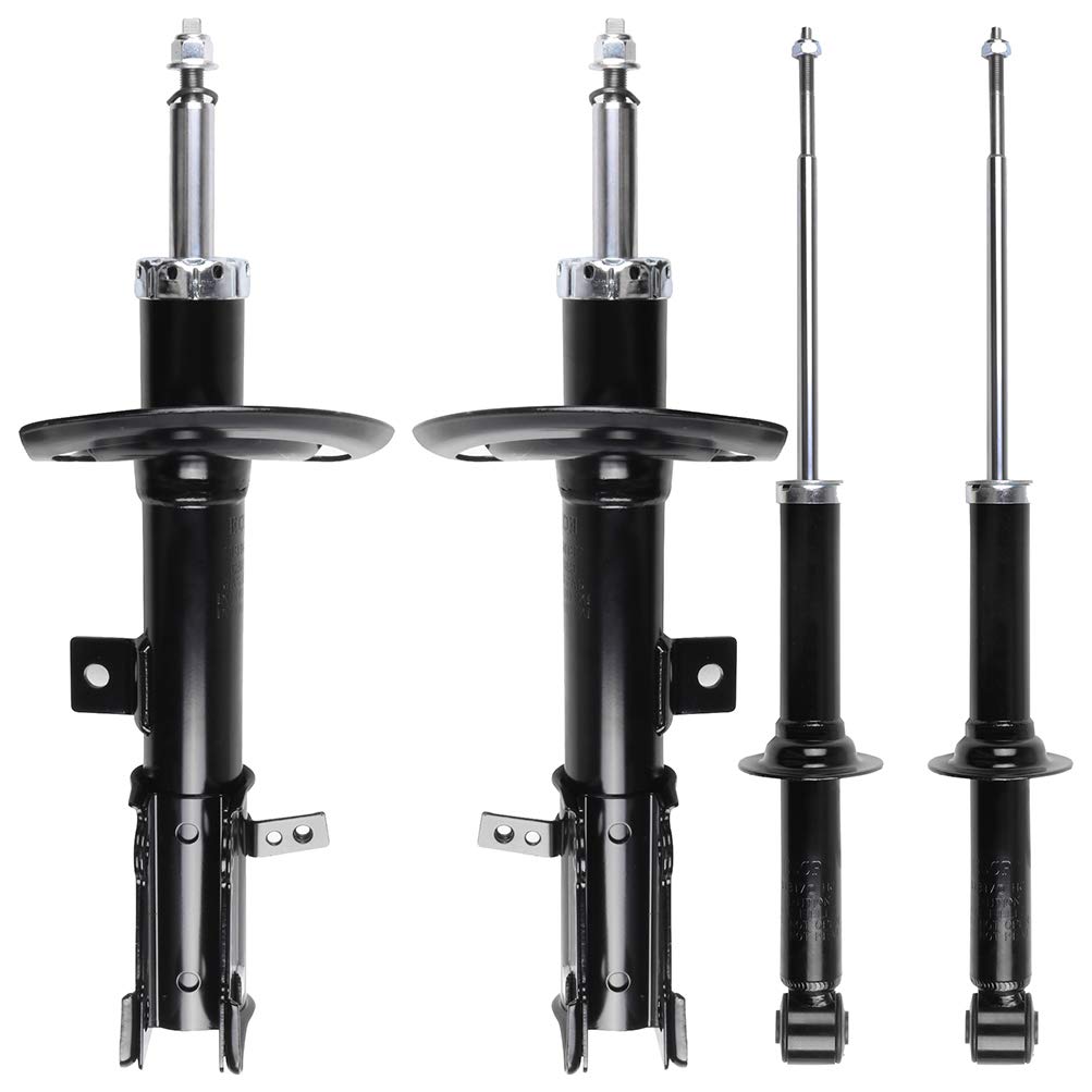 ROADFAR 4x Front & Rear Strut Shocks Absorbers Compatible with 2009-2010 Dodge Journey - Part Numbers 339251, 339252, 341499 - Perfect for Smooth Ride & Off-Road Adventures