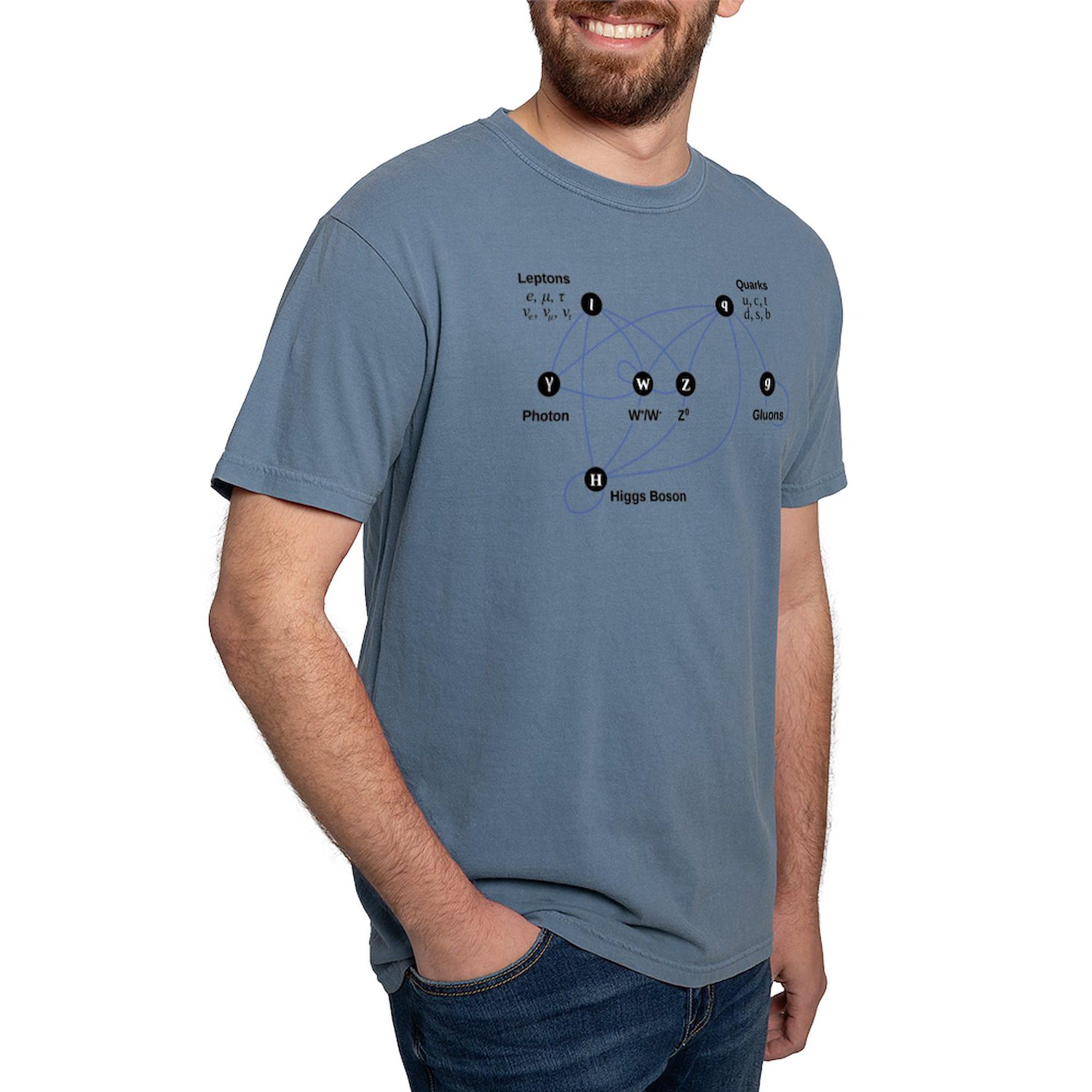 Higgs Boson Diagram T-Shirt for Men - Comfort Colors Science Tee - Perfect for Physics Lovers, Nerdy Gifts & Casual Wear