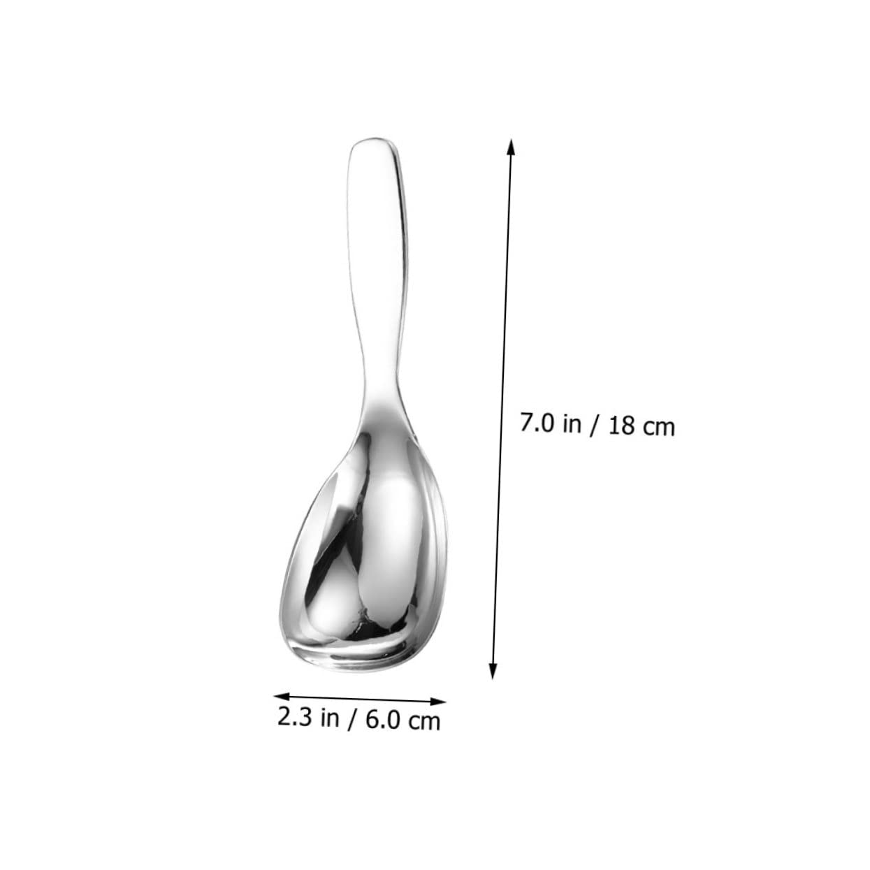 Premium Stainless Steel Serving Spoon Set - Non-Stick Rice Scooper & Potato Spoon - Durable Metal Serving Utensils for Appetizers, Rice Dishes & Food Service - Perfect for Restaurants, Catering & Home Kitchen Use
