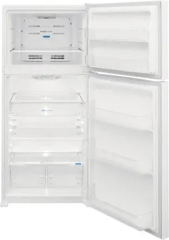 Frigidaire FFTR2045VW 20.0 Cu. Ft. Top Freezer Refrigerator in White - Energy Efficient Kitchen Appliance for Home & Apartment Use