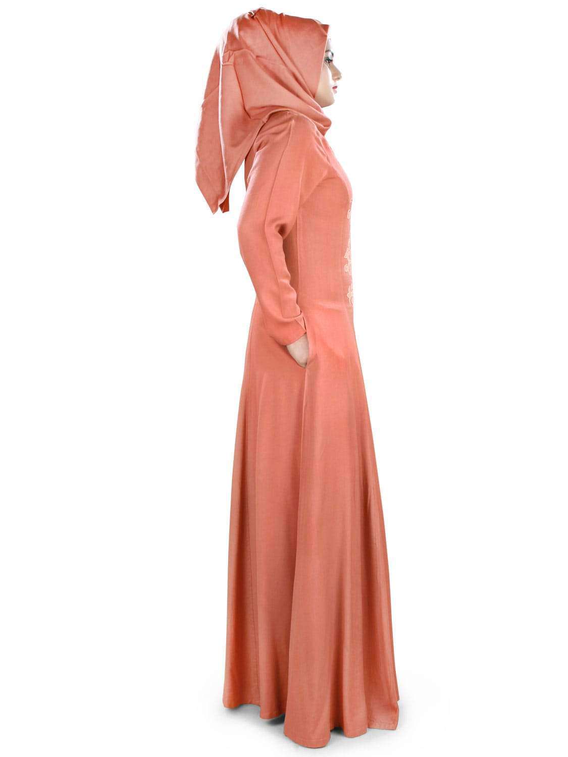 Elegant Hadil Abaya for Women - Modest Muslim Prayer Dress - Perfect for Prayer, Mosque, and Special Occasions