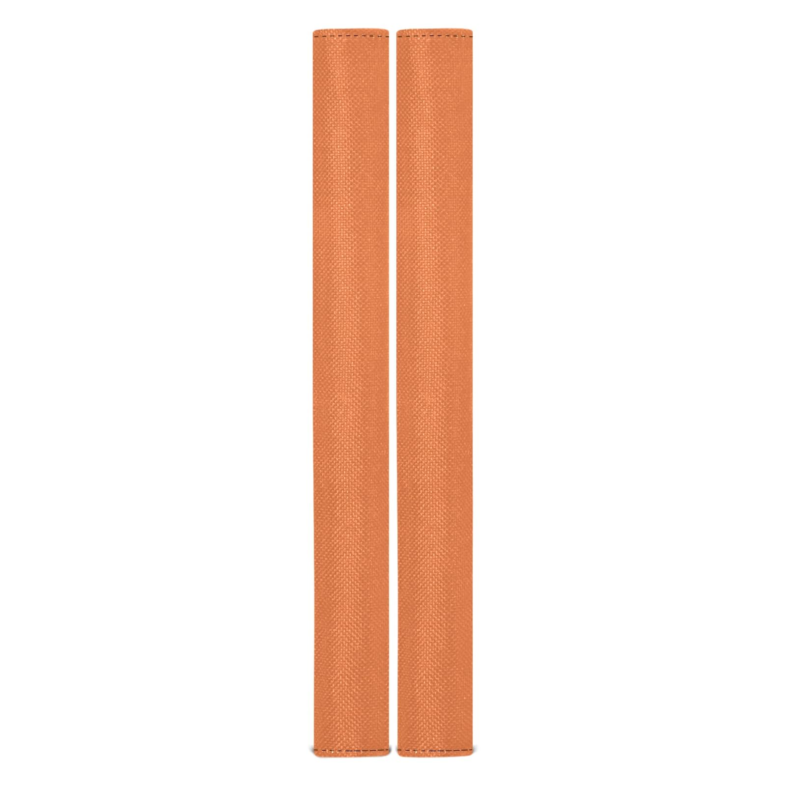 KLL Orange Refrigerator Door Handle Covers (2-Pack) - Dishwasher Safe, Universal Fit for Microwave, Cabinet & Appliance Handles - Soft Protective Covers for Kitchen Hygiene & Grip - Perfect for Home, Restaurant & Office Use