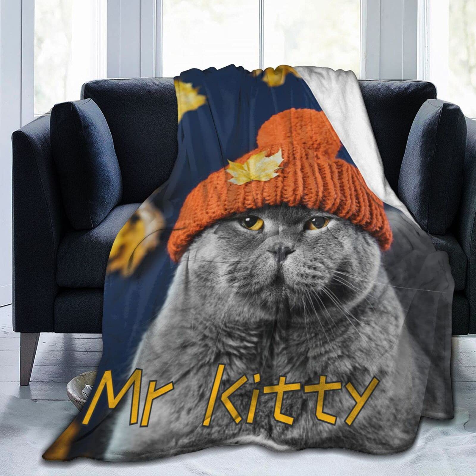 Custom Photo Blanket Personalized with Name, Text or Logo - 50