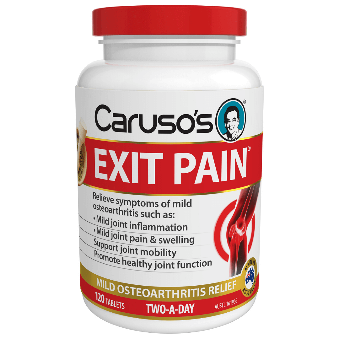 Caruso's Exit Pain Relief Cream - Fast-Acting Muscle & Joint Pain Relief for Athletes & Active Lifestyles - Perfect for Post-Workout Recovery & Arthritis Discomfort