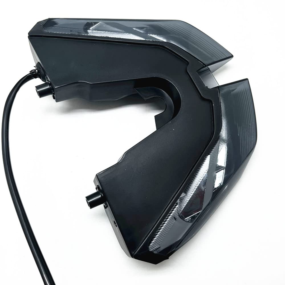 Ducati Hypermotard 821 939 950 SP LED Tail Brake Lights with Integrated Turn Signals - Smoke Lens (2012-2021) | Waterproof Motorcycle Accessories for Night Riding & Enhanced Safety