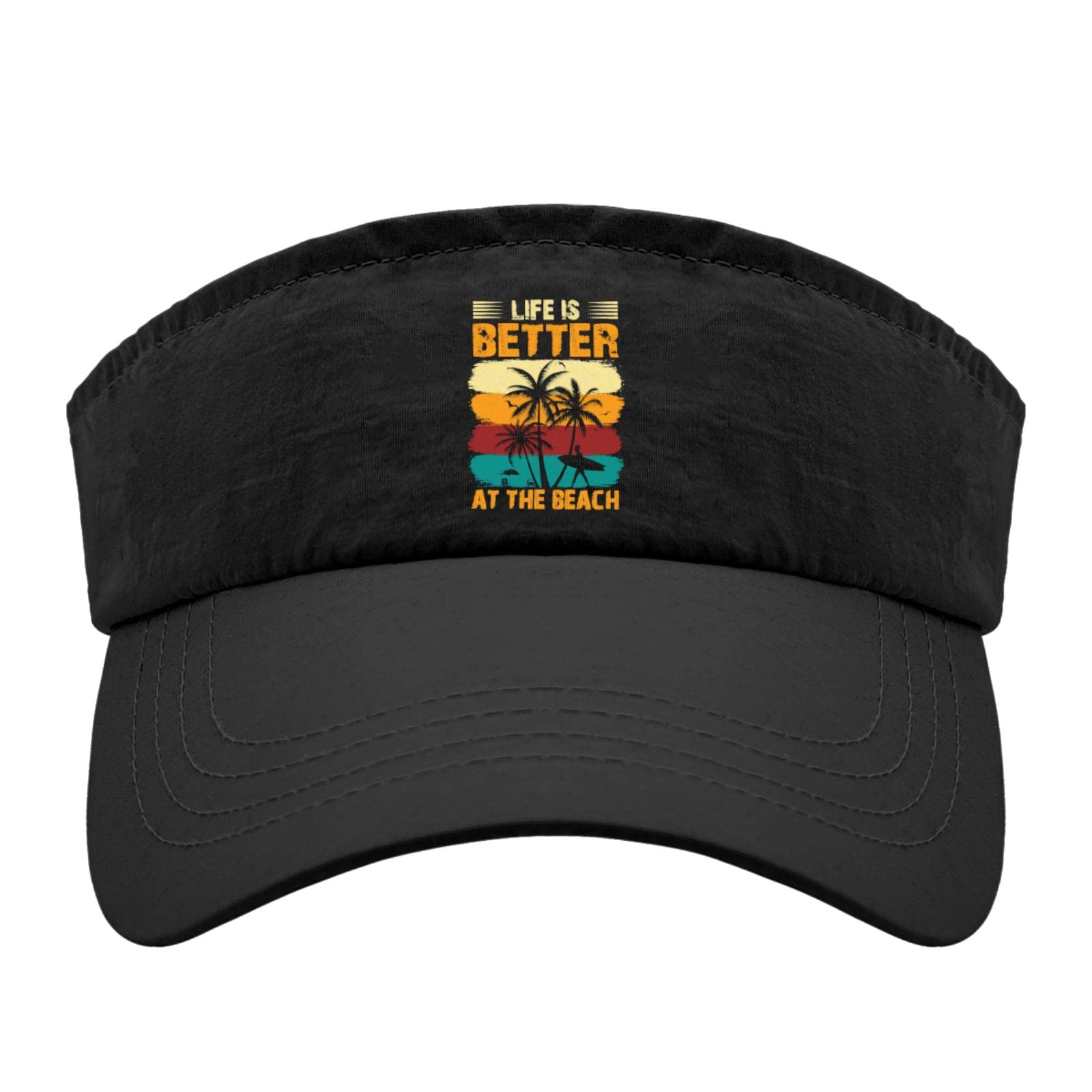 Men's Foldable Sun Visor Hat - UPF Sun Protection for Beach, Golf & Outdoor Activities | Lightweight & Adjustable for Teens & Adults