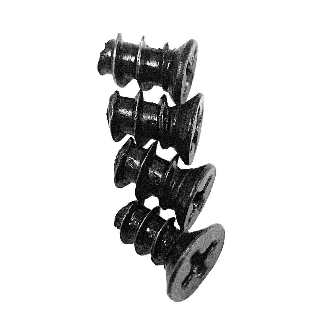 Black or Silver Fan Screws - 4 Pack in Various Sizes | Secure Mounting for PC Cooling Fans, Electronics & DIY Projects