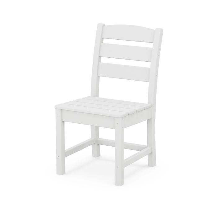 POLYWOOD Lakeside Outdoor Dining Chair - Weather-Resistant Adirondack-Style Side Chair for Patio, Deck, Poolside & Garden - Comfortable & Durable Recycled Plastic Furniture