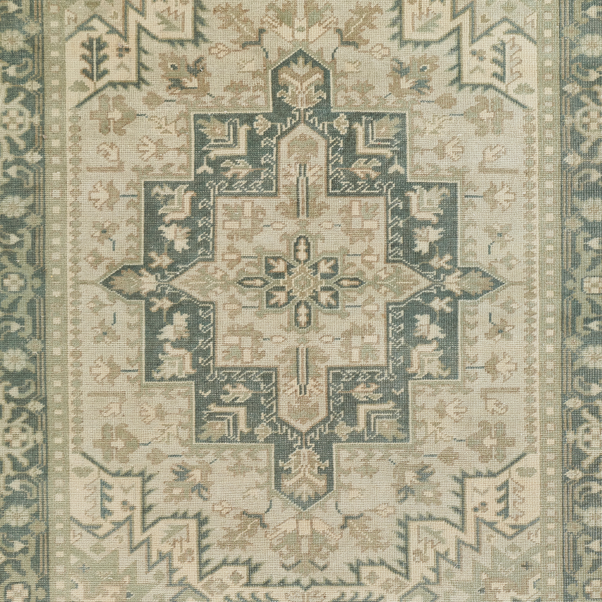 Hand-Knotted Wool Area Rug in Concord Green - Soft & Durable for Living Room, Bedroom, or Office Decor