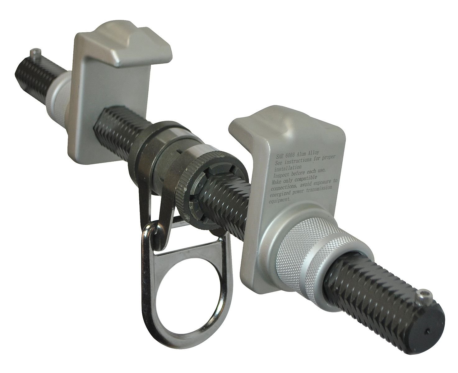 FallTech G7533 Temporary Beam Clamp for Construction Safety - 3-13 Inch Adjustable Length - Ideal for Roofing, Scaffolding & Steel Work