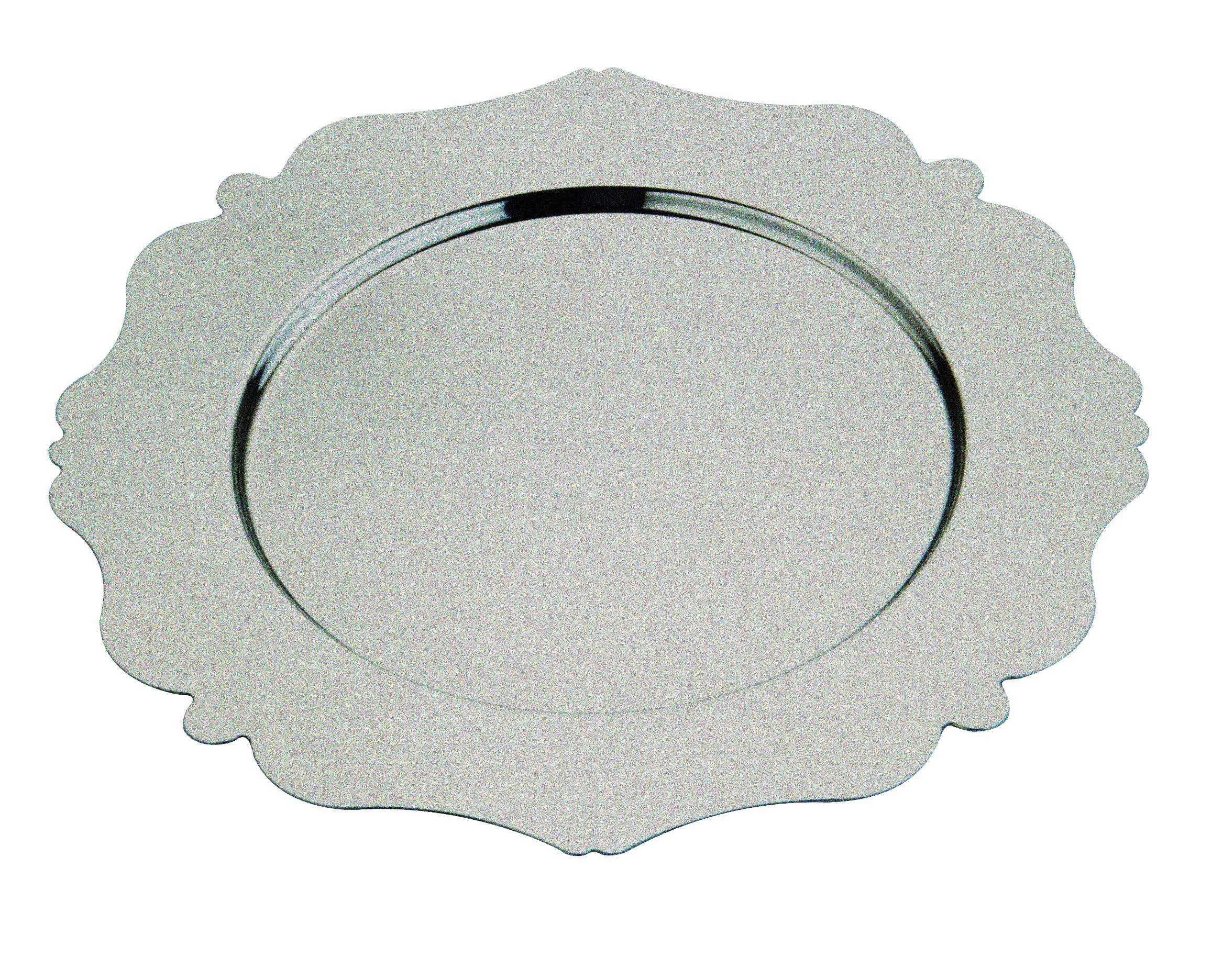 DOLCEVITA PEWTER CHARGER PLATE RD CM32 - Elegant Dinnerware for Formal Dining & Special Occasions