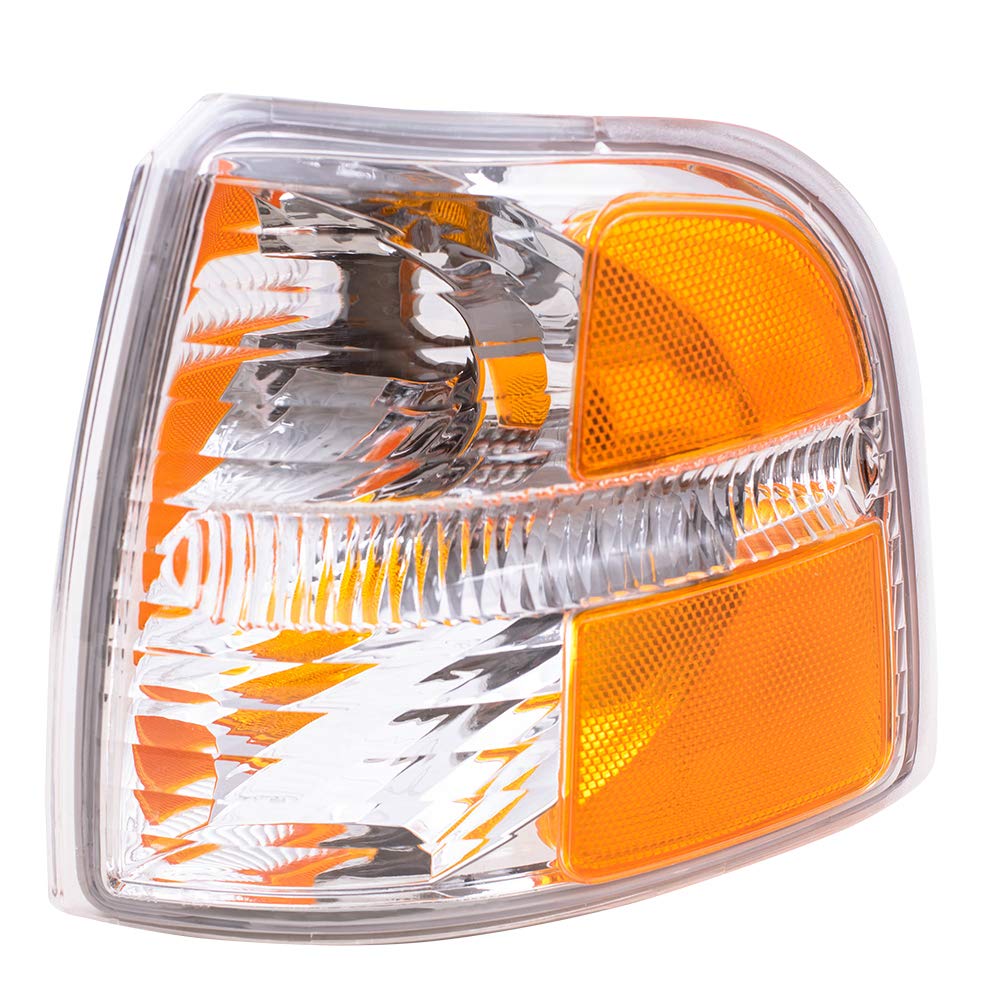 2002-2005 Ford Explorer 4-Door Replacement Park Signal Corner Marker Light Lamp - Compatible with 4L2Z13201AA & 1L2Z13201AA - Perfect for Night Driving Safety & Vehicle Restoration Projects