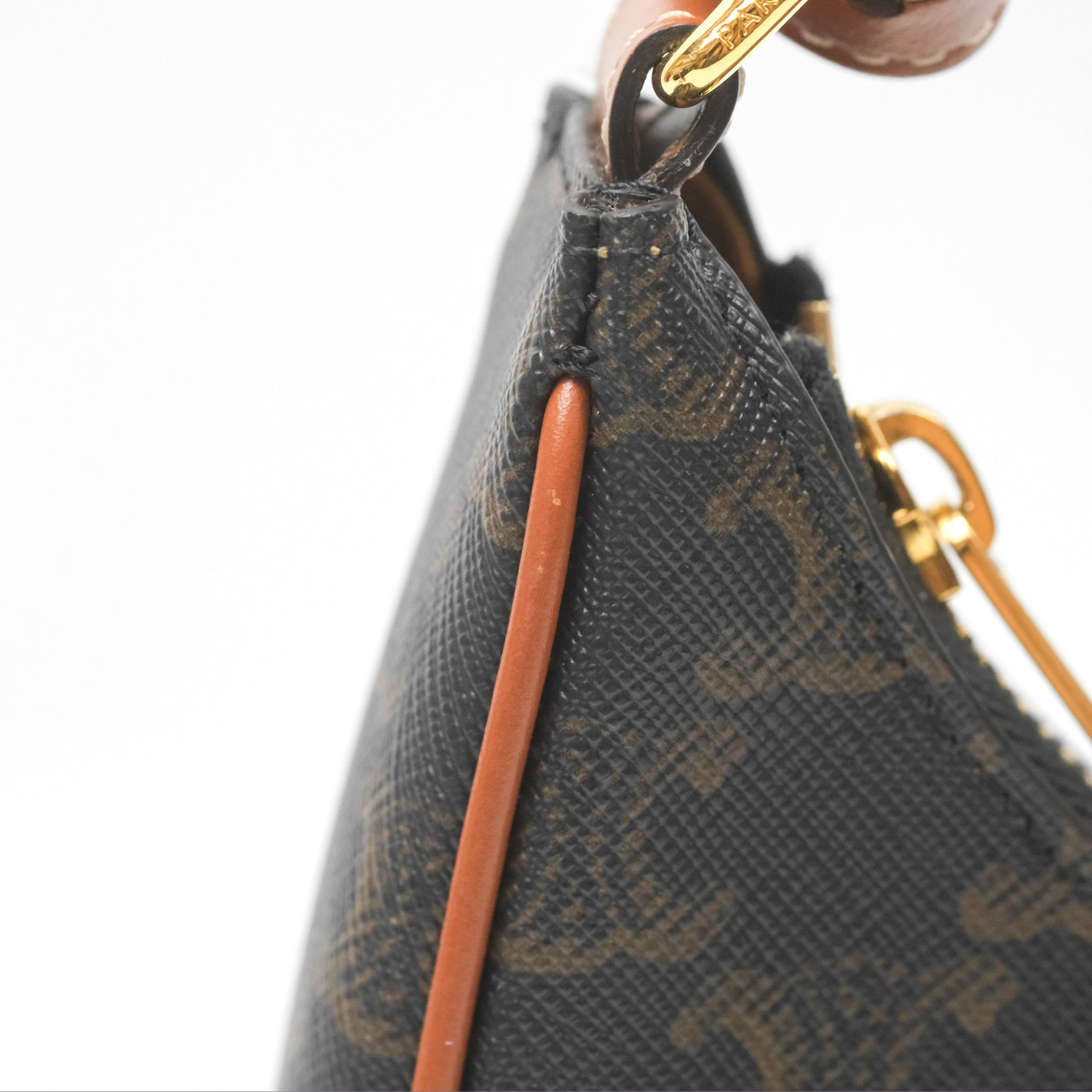 Celine Ava Bag in Triomphe Canvas & Calfskin Leather - Tan Crossbody Shoulder Bag for Women | Perfect for Work, Travel & Everyday Use