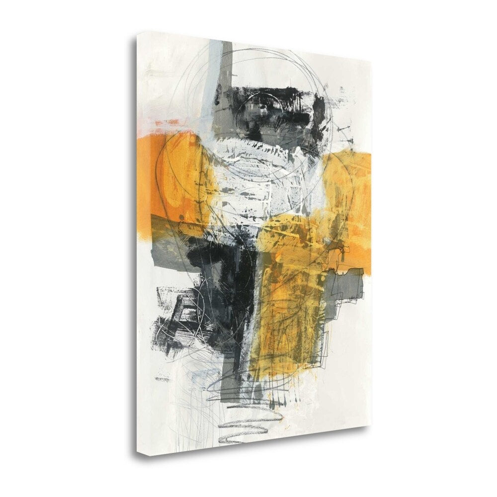 Action I By Jane Davies - Fine Art Giclee Print on Gallery Wrap Canvas, Ready to Hang Wall Art - Perfect for Living Room, Bedroom & Office Decor