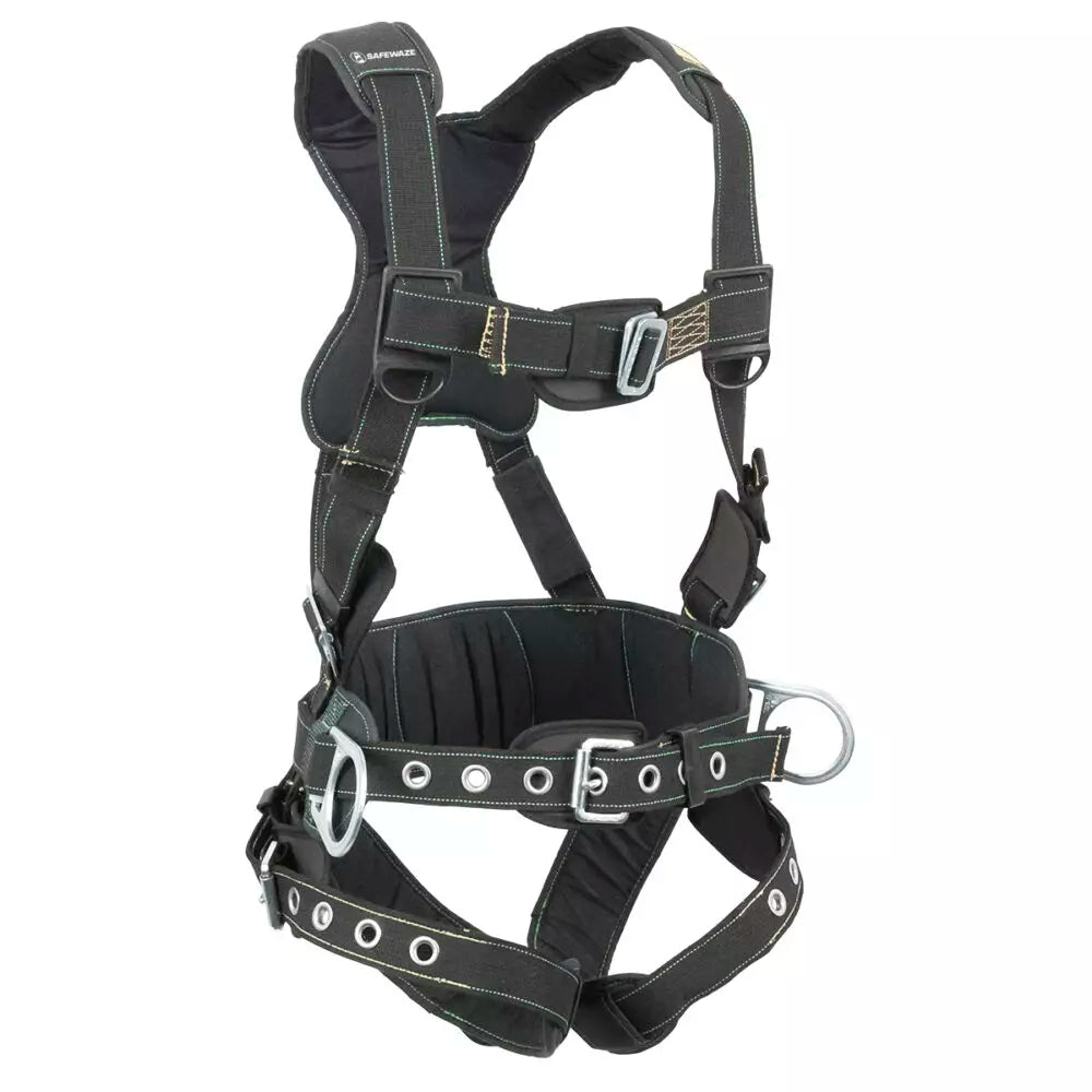 3D Arc Flash Construction Safety Harness with MB Chest & TB Legs - Heavy Duty Fall Protection for Roofing, Electrical Work & Industrial Use