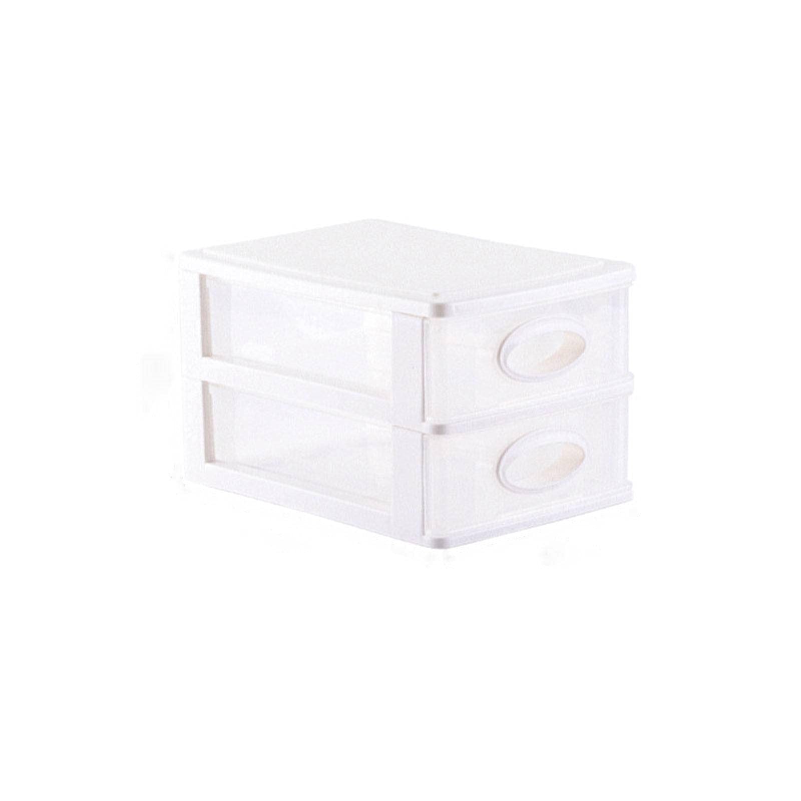 Plastic Mini Drawer Storage Box - Multi-Layer Desktop Organizer for Cosmetics, Jewelry & Stationery - Perfect for Living Room, Bedroom, Study & Bathroom Organization