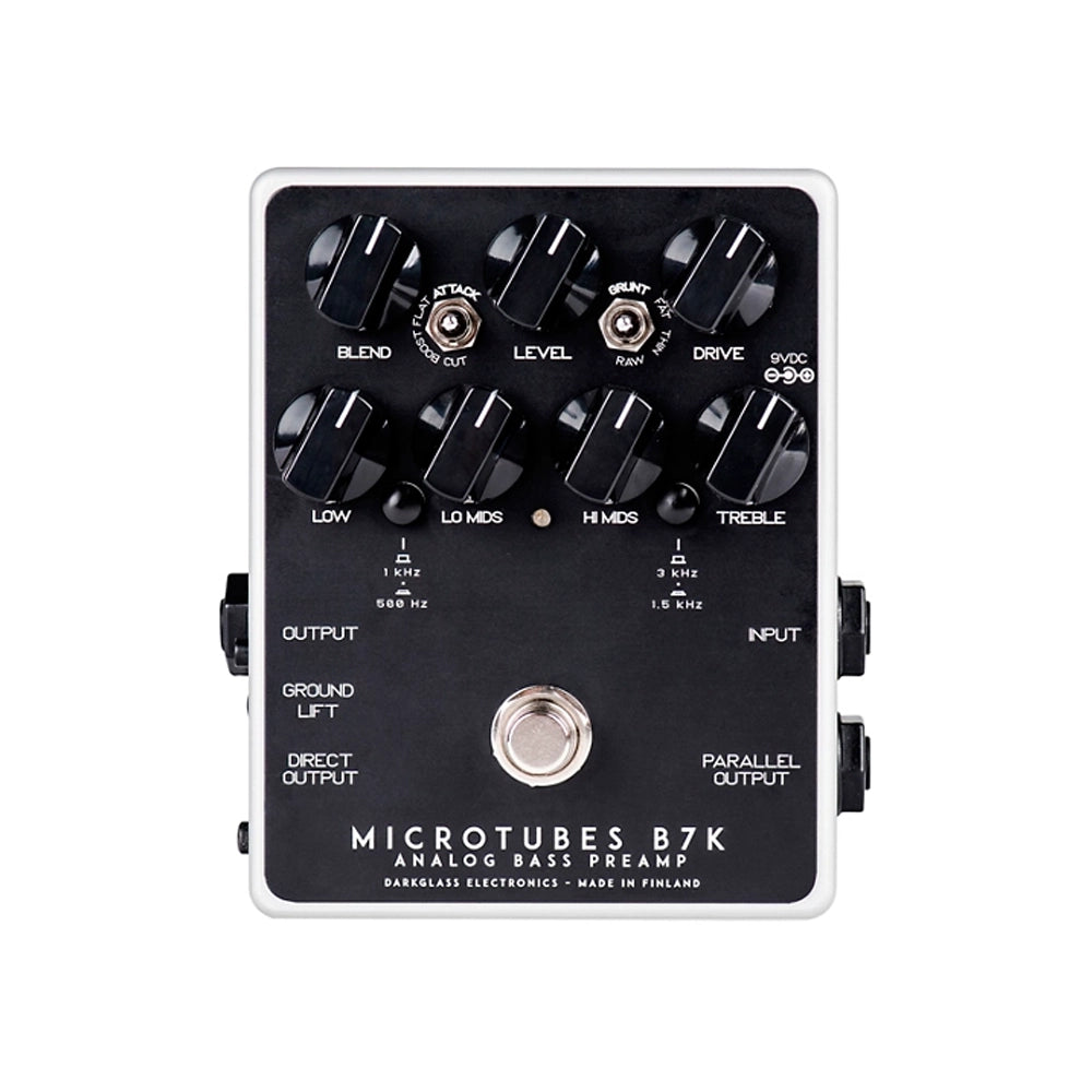 Darkglass Microtubes B7K V2 Bass Preamp Pedal - Professional Bass Guitar Effects Pedal with Vintage Tone - Perfect for Live Performances & Studio Recording