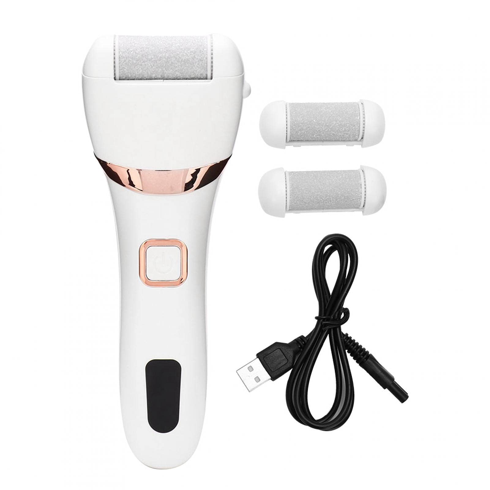 Electric Callus Remover for Feet - Rechargeable Dead Skin Remover Pedicure Tool with Grinding Heads - Professional Foot File & Exfoliator for Smooth Heels - Perfect for Home Pedicures & Foot Care Routine