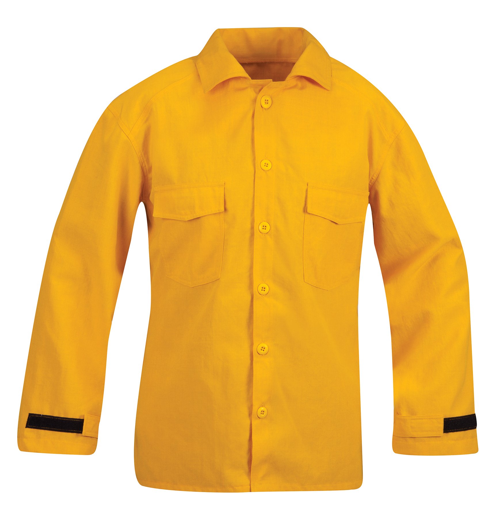 Propper Wildland Shirt Tecasafe Plus - Flame Resistant Work Shirt for Firefighters & Outdoor Workers (Yellow) - Ideal for Wildland Firefighting, Construction & Industrial Safety