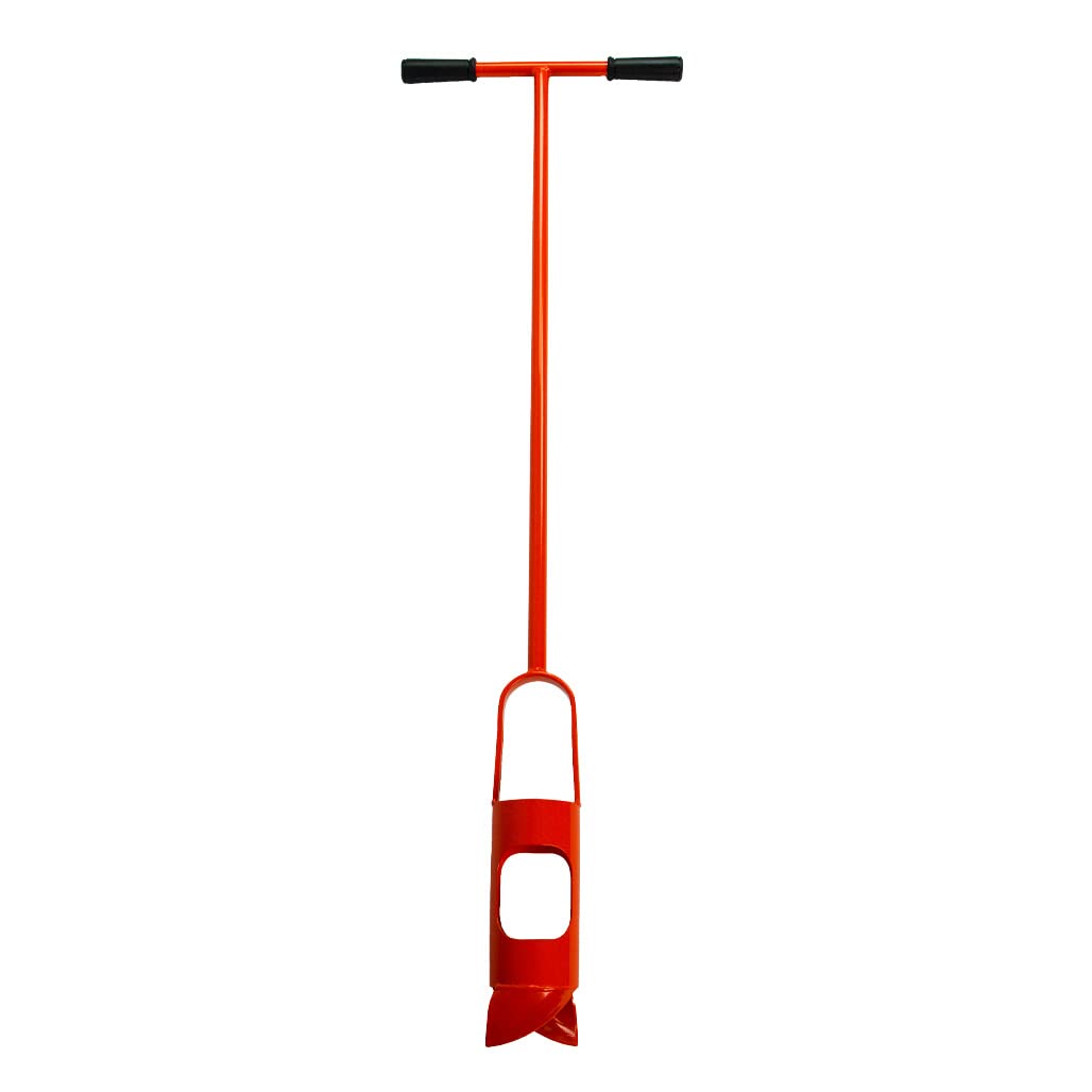 AMS 400.47 4-Inch One-Piece Mud Auger for Efficient Drilling in Wet Clay & Soft Soil - Perfect for Construction, Landscaping & DIY Projects