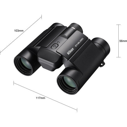Nikon 10x25 S Stabilized Binoculars - 10x Magnification, 25mm Objective Lens, Image Stabilization - Perfect for Bird Watching, Travel & Outdoor Adventures