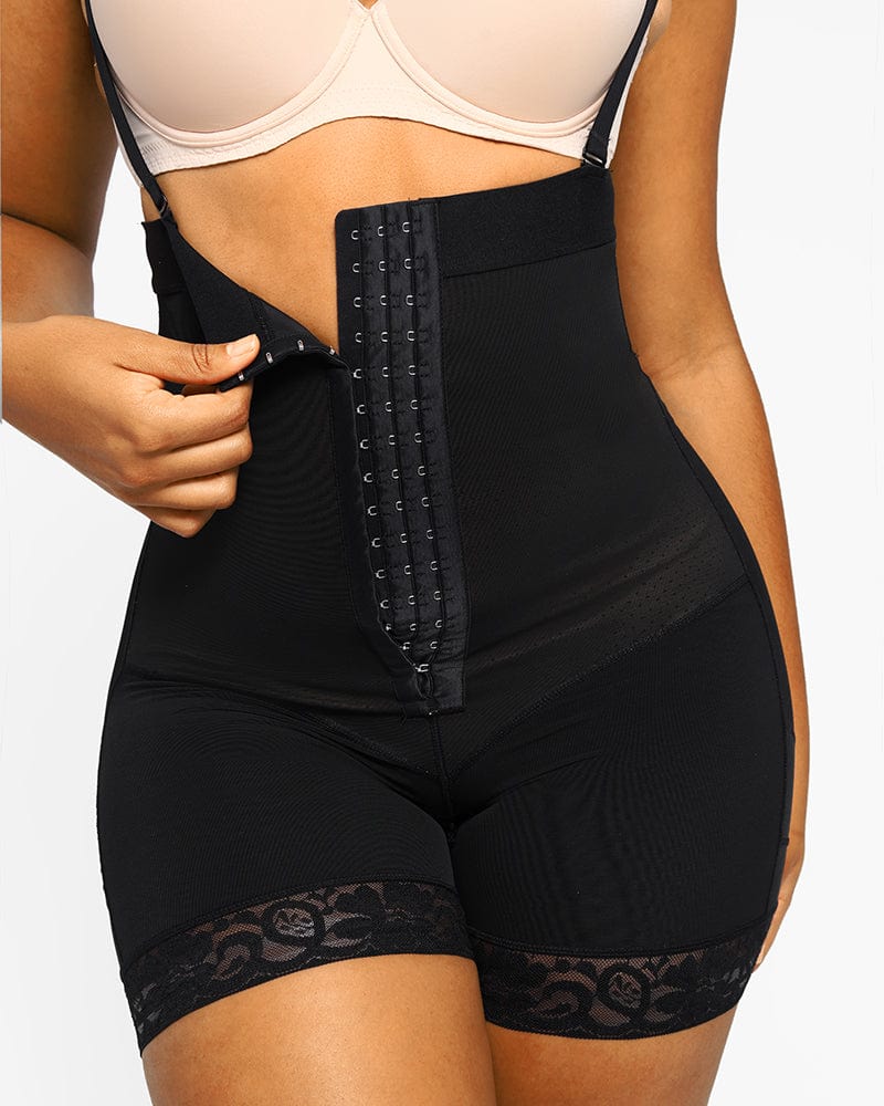 AirSlim® Core Sculpt Mid Thigh Shaper Shorts for Women - Tummy Control Shapewear & Body Shaping Shorts - Perfect for Workout, Yoga, and Everyday Wear
