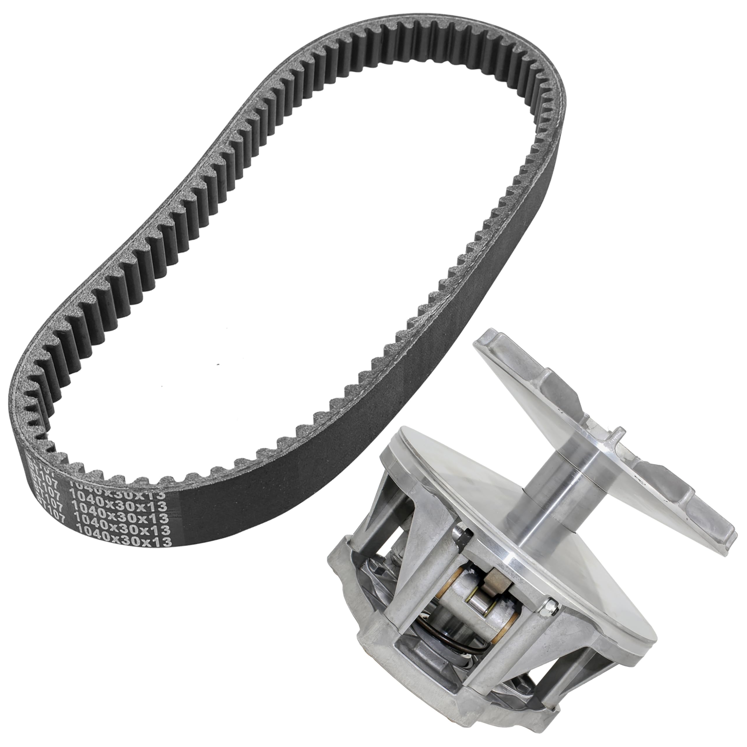 Caltric Complete Primary Drive Clutch Kit with Belt - Compatible with Polaris Trail Blazer 330 (2008-2013) - Perfect for ATV Maintenance & Off-Road Performance Upgrades