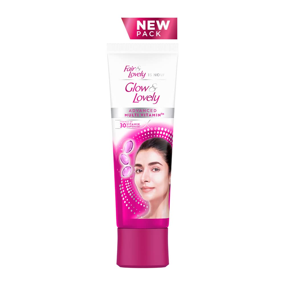 Glow & Lovely Advanced Multi Vitamin Face Cream 50g - Anti-Aging & Brightening Moisturizer for Women - Day & Night Hydration for Dry, Normal & Combination Skin