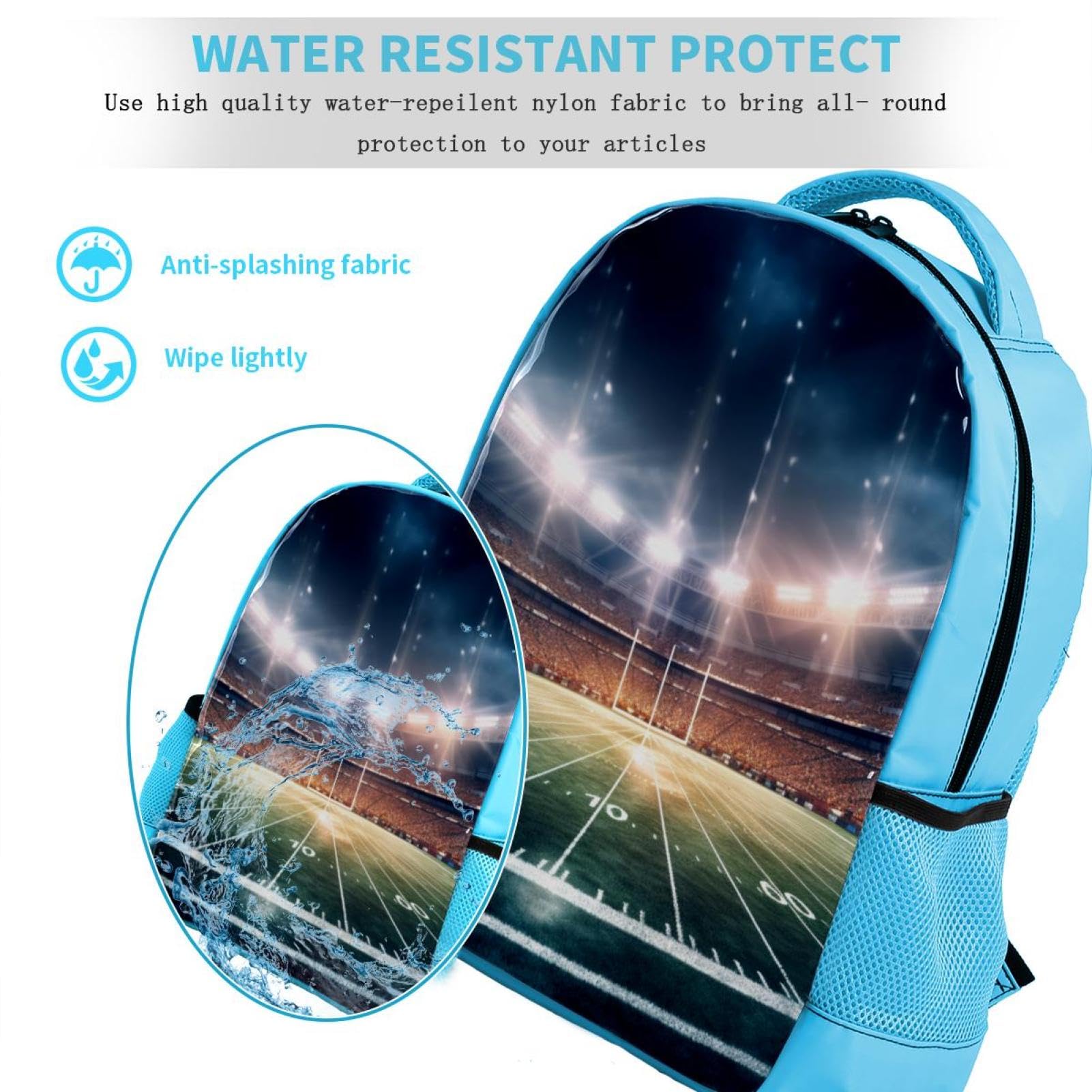 Best Travel & Work Backpack for Men & Women - Durable Laptop Backpack with USB Charging Port - Perfect for Commuting, College, Hiking & American Football Games