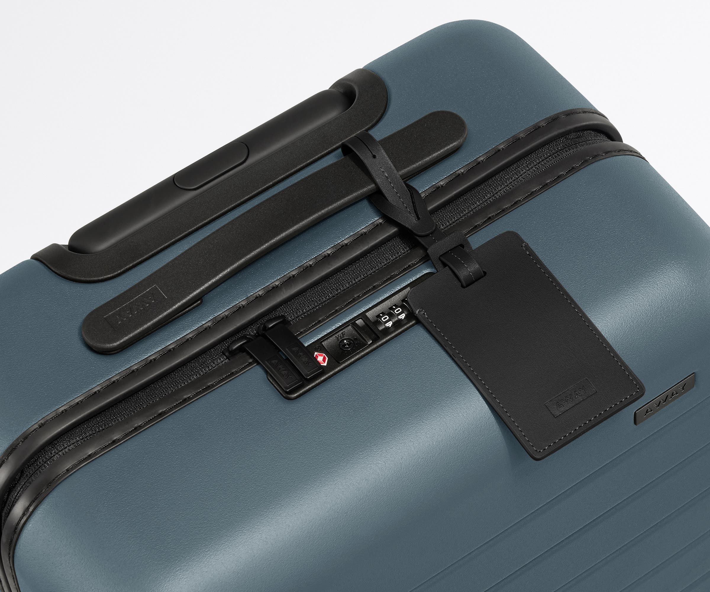 Stylish Coast Blue Carry On Luggage - Perfect for Air Travel & Weekend Getaways