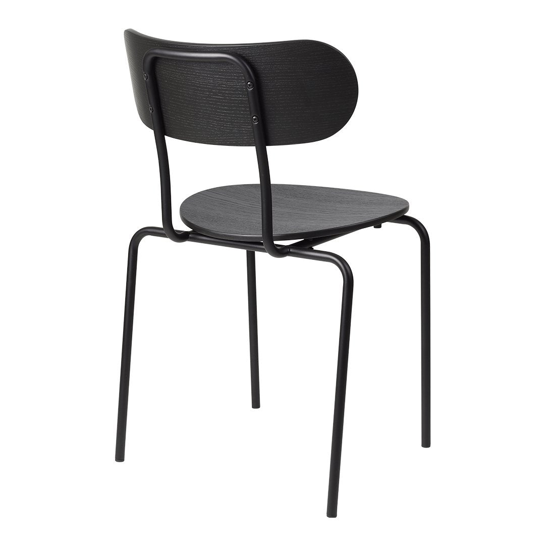 Modern Coco Dining Chair - Stackable Wooden Chair for Kitchen, Dining Room & Outdoor Use - Comfortable & Space-Saving Design