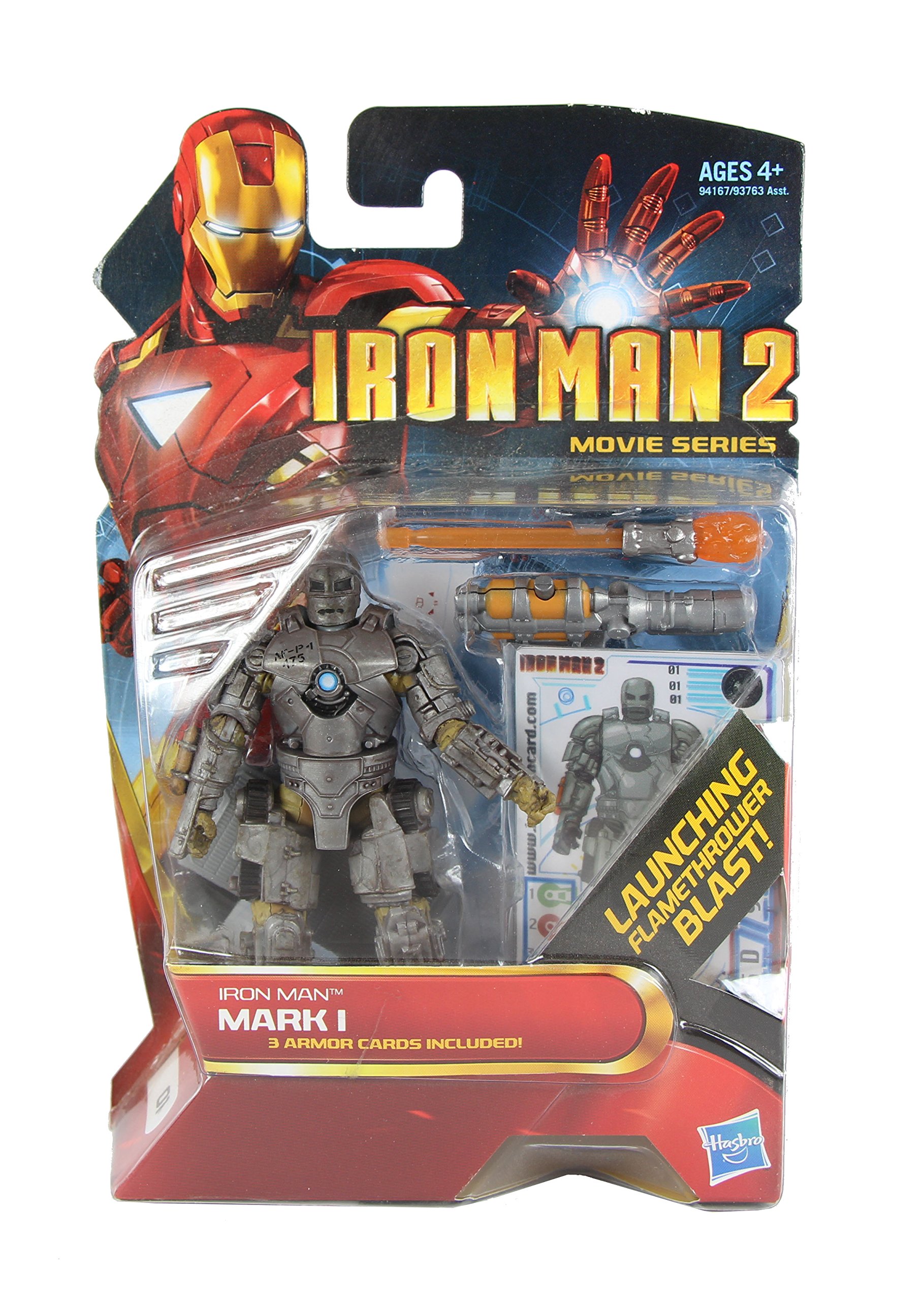 Iron Man Mark I Action Figure - Collectible Movie Replica from Iron Man 2 | Perfect for Marvel Fans, Display Collections & Superhero Gift Ideas