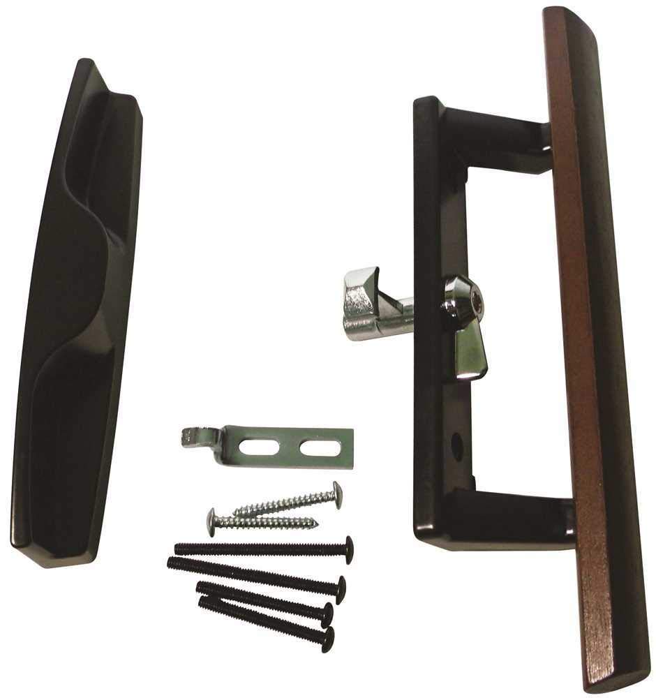 Premium Sliding Door Handle with Lock - Heavy Duty & Secure for Closet, Barn, and Patio Doors - Easy Installation & Smooth Operation
