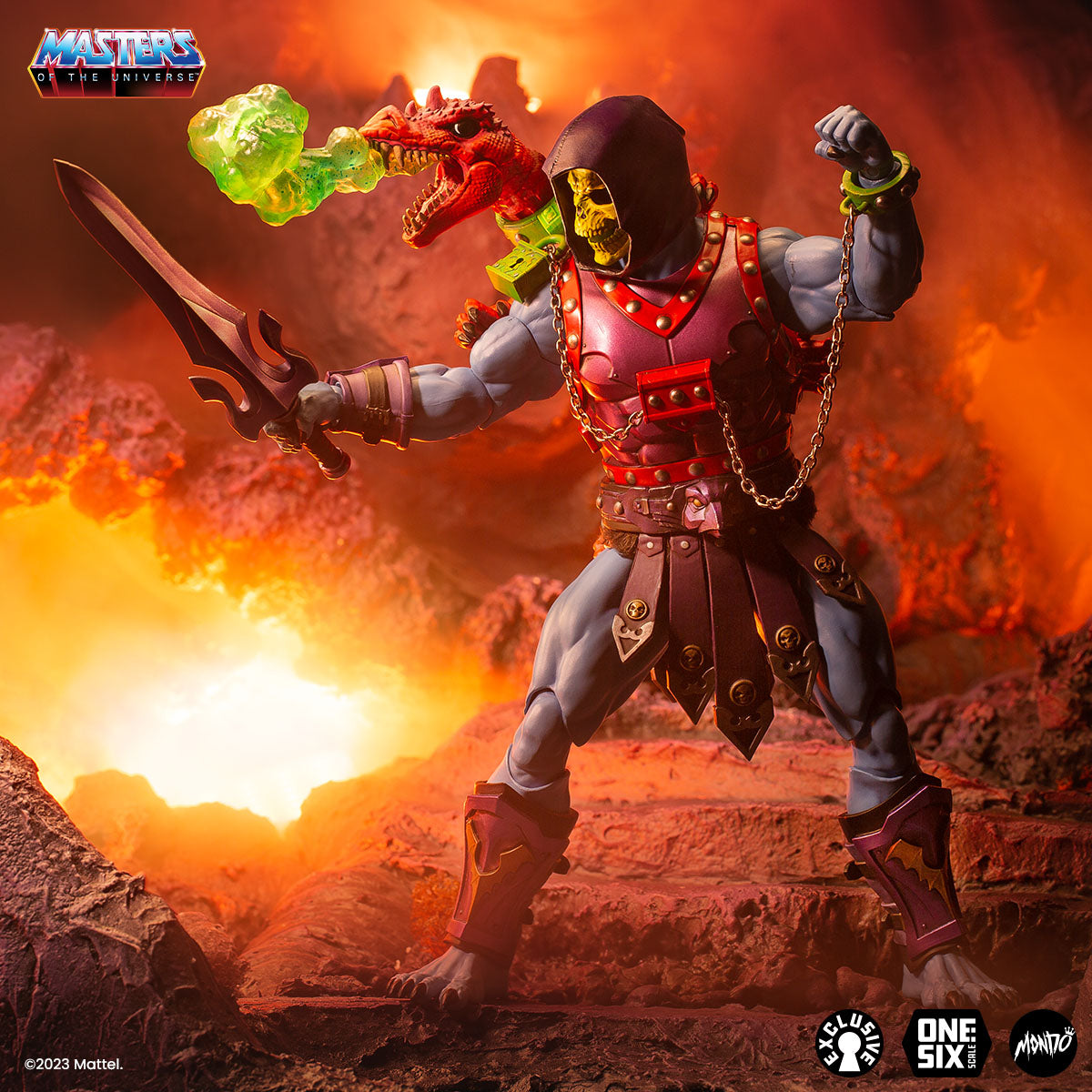 Masters of the Universe Skeletor Deluxe 1/6 Scale Action Figure - Timed Edition Collectible Toy for Display & Play | Perfect for Fans, Collectors & Home Decor