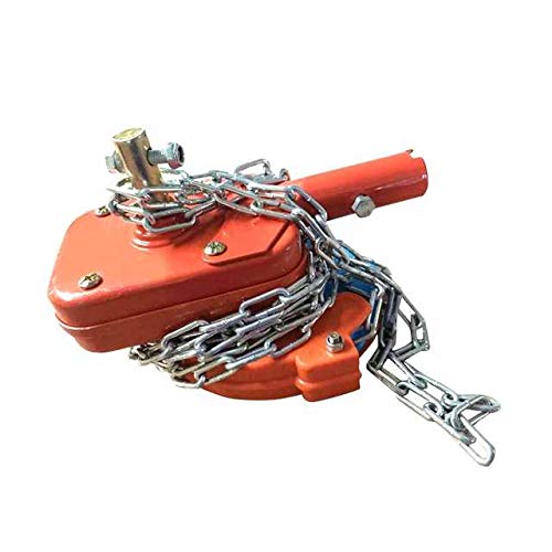 Greenhouse Blackout Tarp Roller & Manual Film Coiler - Chain Crank Winch for Roof Ventilation | Durable Greenhouse Top Film Roll Up System for Plant Shade Control & Temperature Regulation