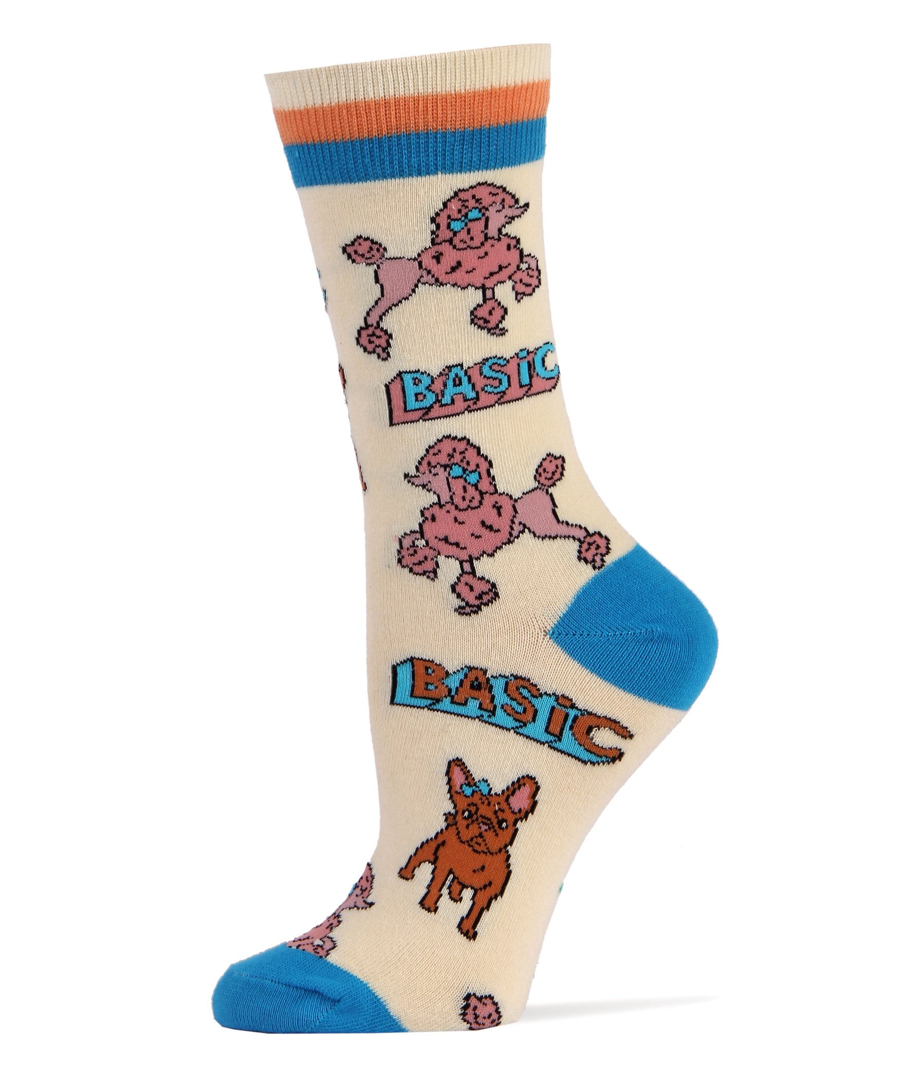 Funny Animal Crew Socks for Women - Cute Dog Lover Novelty Socks - Comfortable Casual Dress Socks (Fits Women's Shoe Size 5-10) - Perfect Gift for Pet Lovers, Office Wear & Casual Outfits