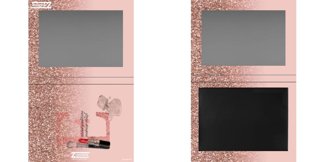 Custom Extra Large Z Palette - Magnetic Makeup Palette for Eyeshadows & Blush - Perfect for Professional Artists & Travel Makeup Organizer