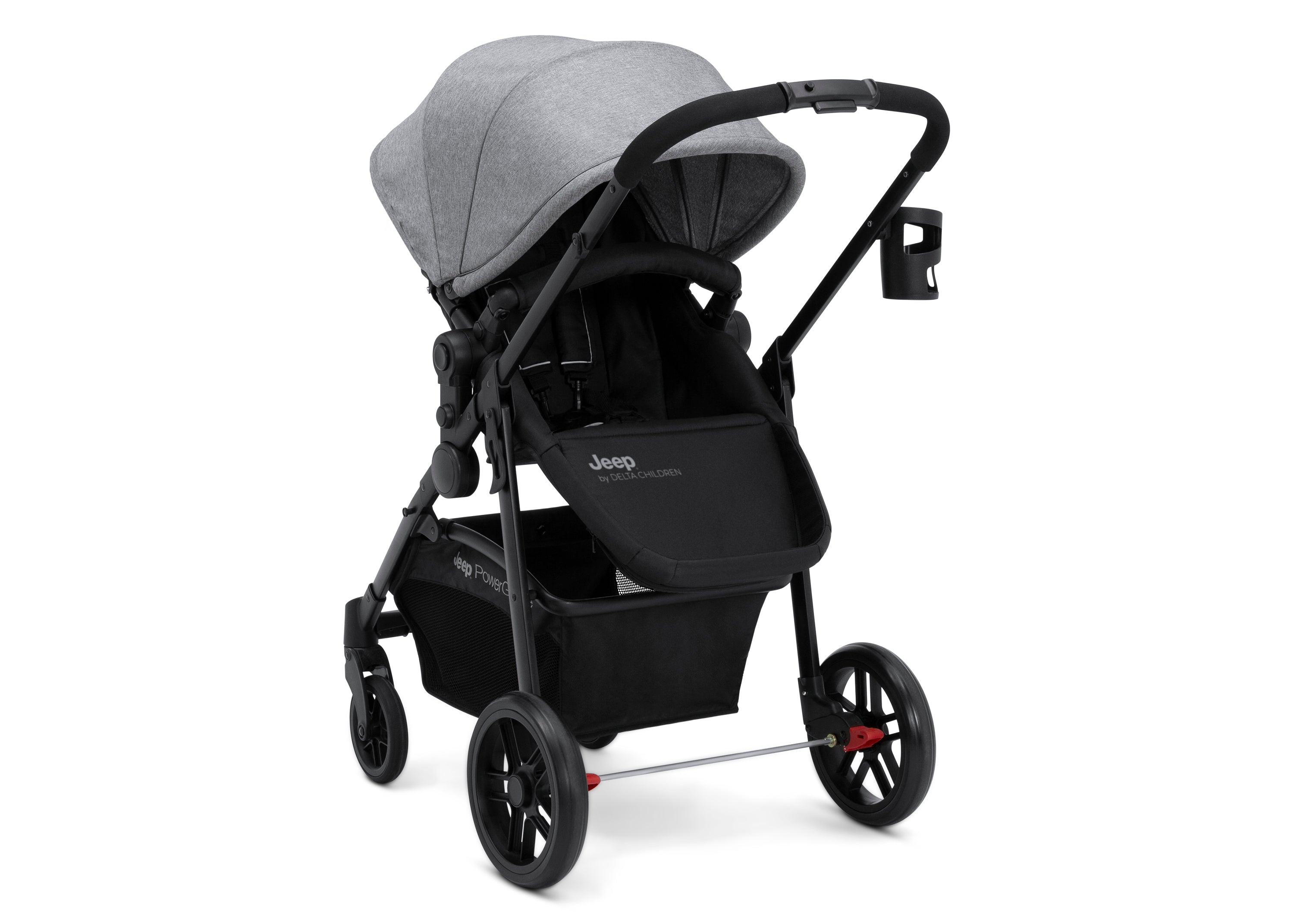 Jeep PowerGlyde 3-in-1 Convertible Stroller for Toddlers - Lightweight Travel System with Car Seat Adapter | Perfect for Shopping, Travel & Daily Walks