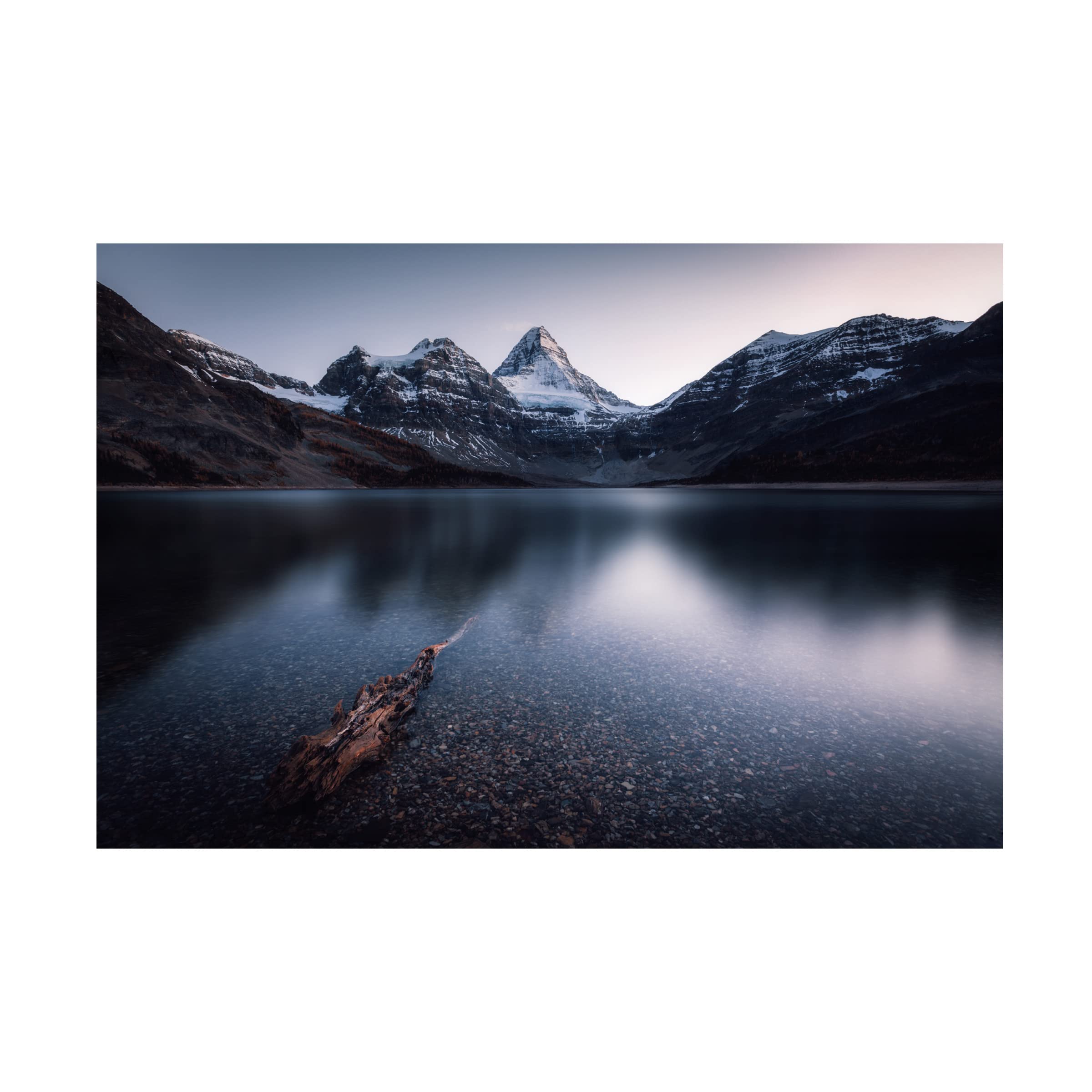 Jason Ma 'Dusk' Canvas Wall Art Print - Modern Landscape Painting for Living Room, Bedroom & Office Decor
