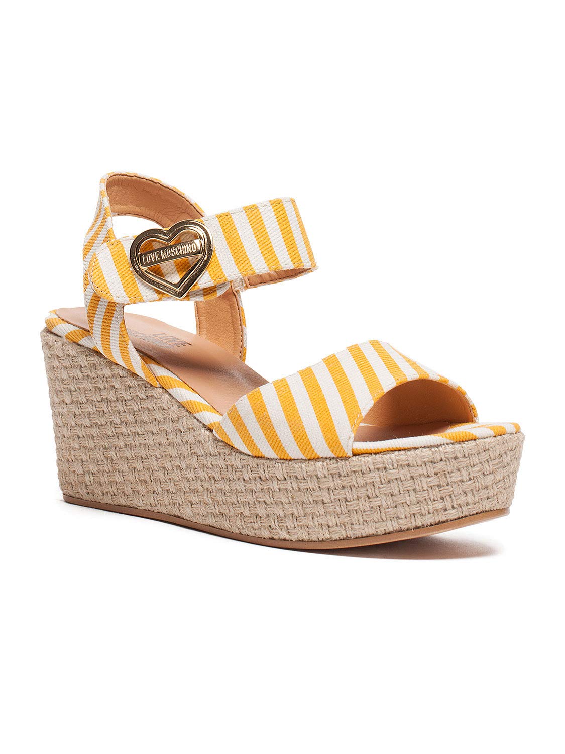 Love Moschino Women's Wedge Sandals - Stylish & Comfortable Heels for Summer Outings, Parties & Date Nights