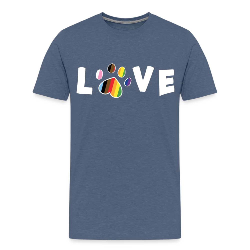 Pride Love Classic Premium T-Shirt - LGBTQ+ Pride Month Apparel, Unisex Cotton Tee for Gay Rights Support, Casual Wear & Pride Events