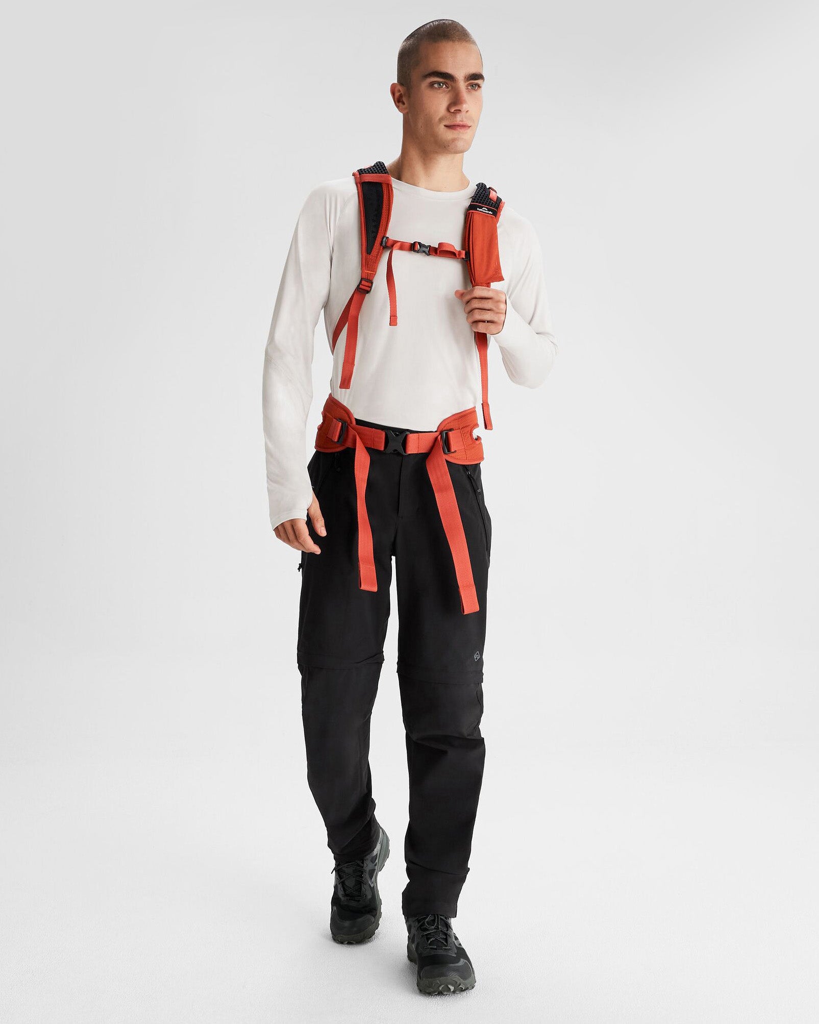 Men's Flinders Convertible Outdoor Pants - Lightweight Quick-Dry Hiking & Travel Pants with Zip-Off Legs (Black) - Perfect for Camping, Hiking & Adventure Travel