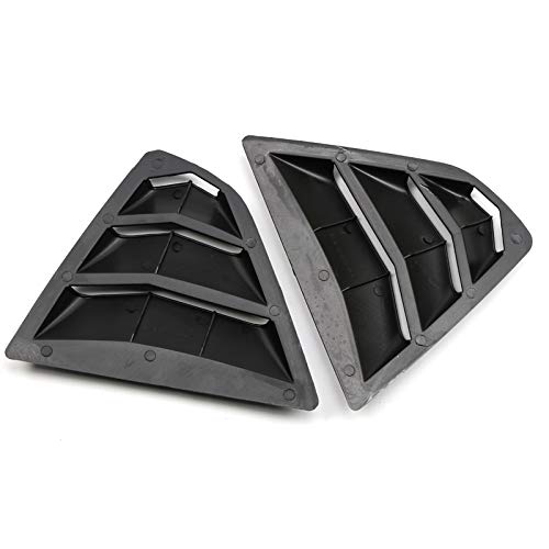 2018-2019 Toyota Camry Side Window Louvers - Glossy Black Car Vent Cover Trim | Sleek Exterior Accessories for Enhanced Style & Sun Protection