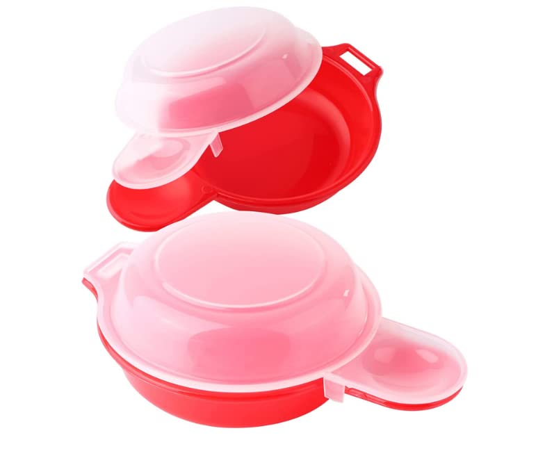 1-Minute Microwave Egg Muffin Breakfast Sandwich Maker - Quick & Easy Egg Cooker for Healthy Breakfast, Meal Prep & On-the-Go Snacks